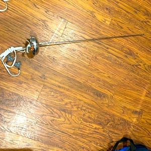 Complete Electric Fencing Epee french point adult #5 blade pistol grip Right